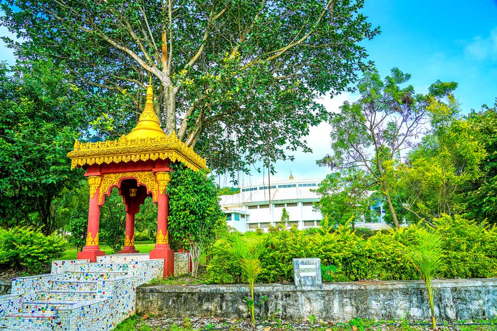 Small Replica of Dhamma Stupa